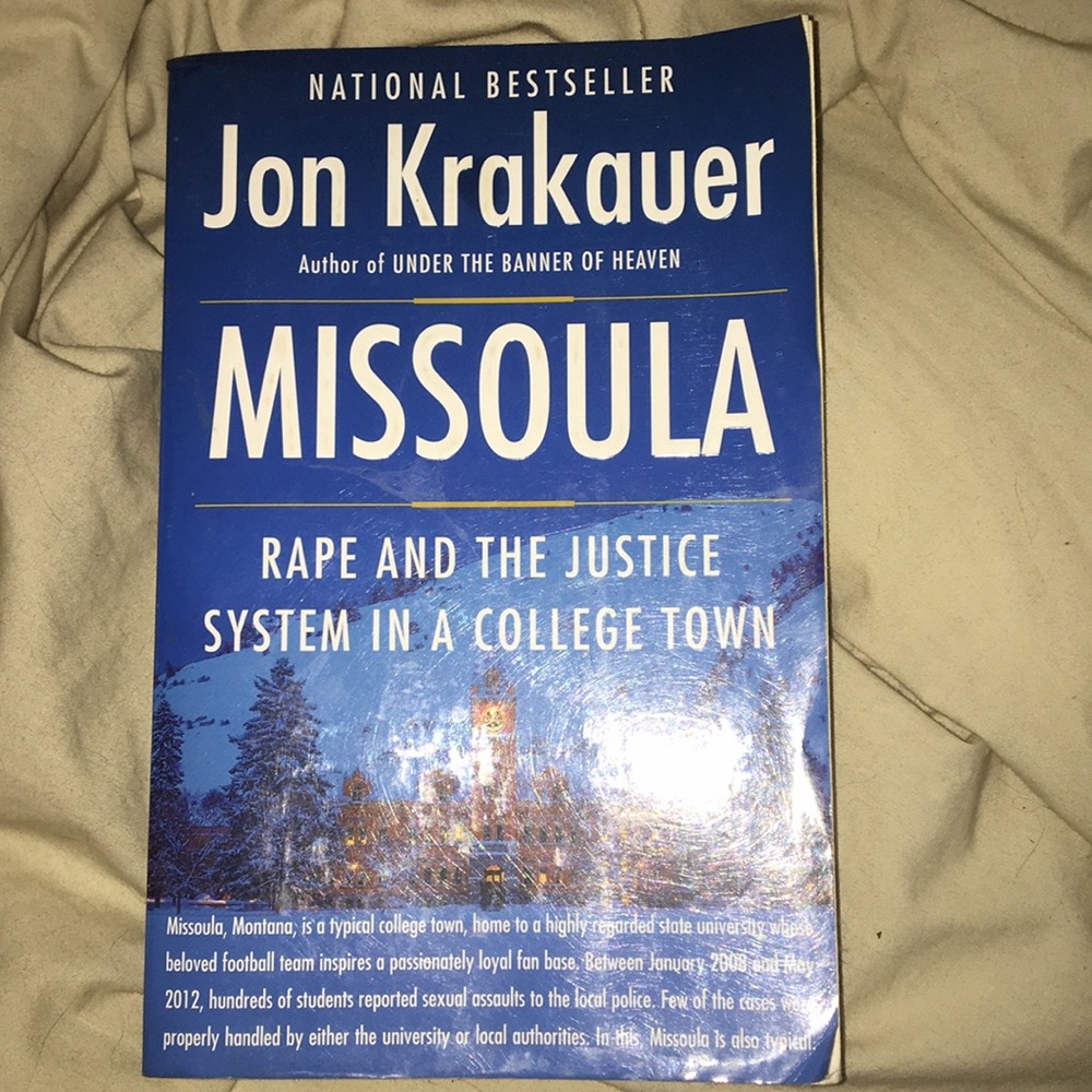 Missoula by Jon Krakauer National Bestseller